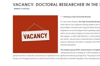 Vacature
