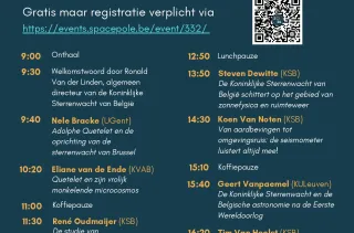Symposium: De Koninklijke Sterrenwacht van België: toen en nu