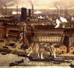 BASF à Ludwigshafen, 1881.