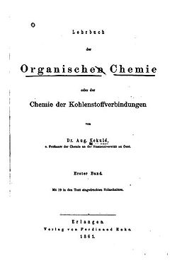 Voorblad volume 1 Lehrbuch der Organischen Chemie